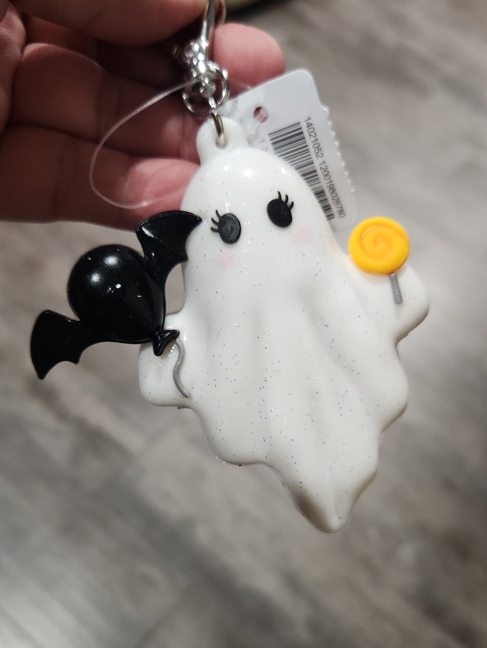 Ghost Keychain/sanitizer Holder NWT